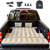 joytutus truck bed air mattress extended tailgate demonstrates expanded camping space