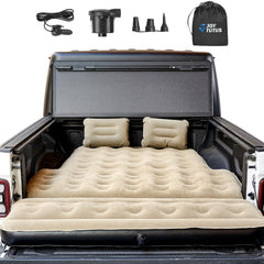 Joytutus truck bed mattress with removable tailgate extension expands sleeping space for camping.
