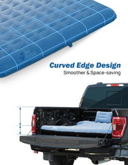 JOYTUTUS upgraded light truck bed mattress velvet flocking surface offers plush comfort in tents and on drives.