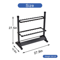 JOYWAVE rod rack side view demonstrates tool-free assembly for fast setup