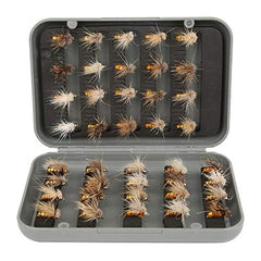 Close-up of high-carbon-steel fly lures
