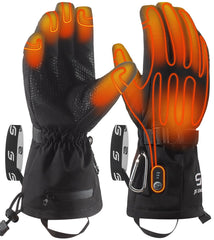 JS LifeStyle heated gloves show back-of-hand heat for winter warmth