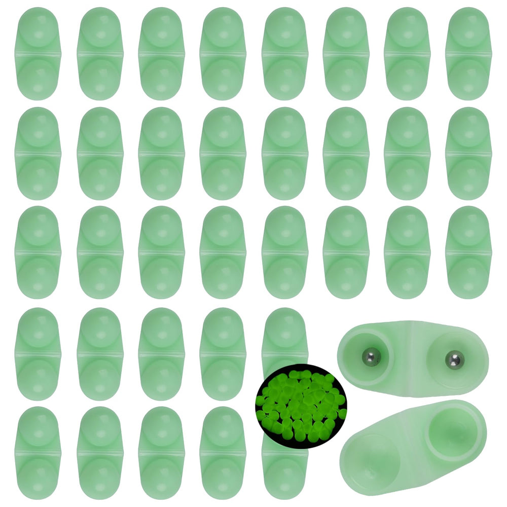 JSHANMEI 40pc catfish rattle beads set in assorted colors