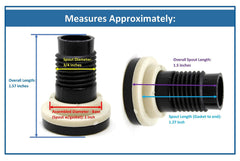 JSP Manufacturing black drain plug kit for Coleman Xtreme replacements