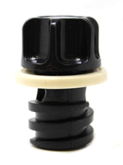 JSP Manufacturing bulkier grip knob close-up improves grip for easier operation.