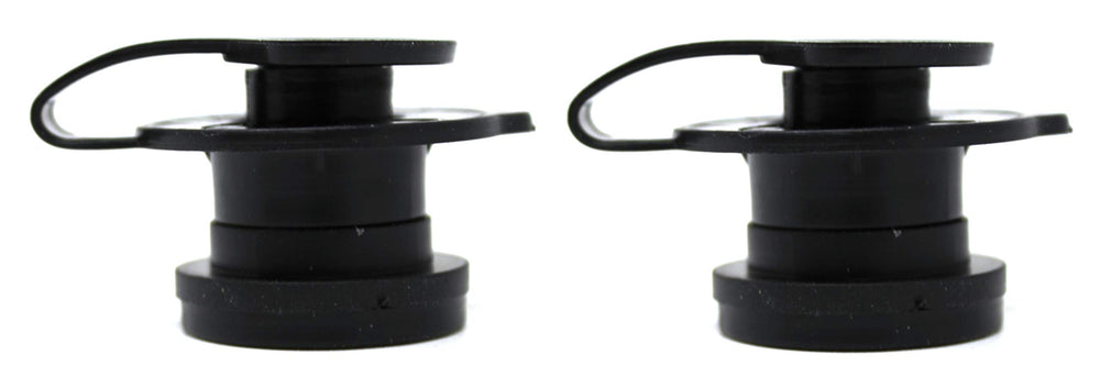 JSP Manufacturing cooler drain plug assembly for Coleman 1 inch black finish