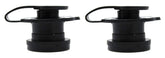 JSP Manufacturing cooler drain plug assembly for Coleman 1 inch black finish