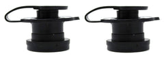 JSP Manufacturing cooler drain plug assembly for Coleman 1 inch black finish