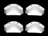 JSP Manufacturing corner brackets secure a boat cooler to the deck for stable mounting.