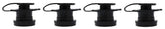 JSP Manufacturing 1-inch shaft drain plug assembly fits Coleman coolers for quick maintenance.