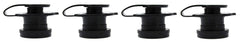 JSP Manufacturing 1-inch shaft drain plug assembly fits Coleman coolers for quick maintenance.
