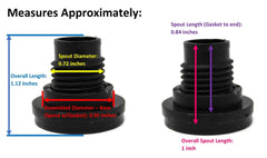 JSP Manufacturing gasket for drain-plug, reliable seal and leak prevention.