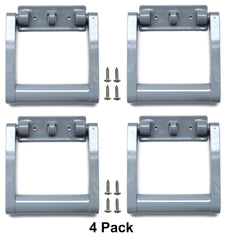 JSP Manufacturing grey Igloo cooler replacement handle side view with hinge