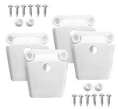 Close-up of JSP latch post and screw kit for Igloo cooler replacement.