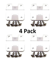 Stainless screws for Coleman hinges provide secure, durable installation.