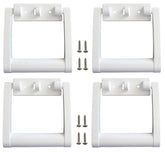 JSP Manufacturing white Igloo cooler handle assembly for secure replacement.