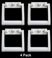 JSP Manufacturing white Igloo cooler hinge close-up for durable attachment.