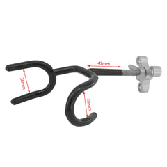 V-shaped front design for right or left hook sets