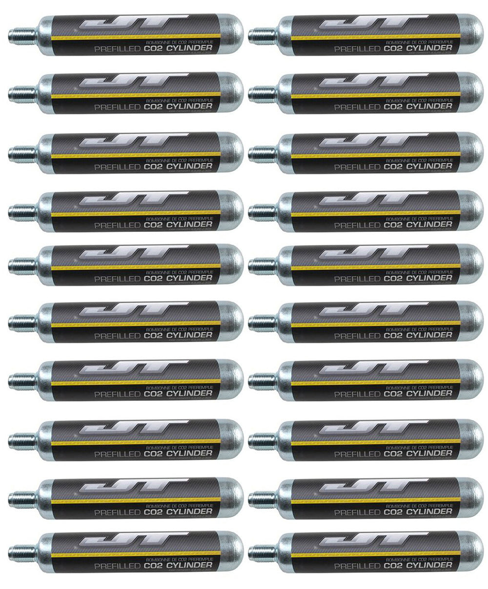 JT Youngfit 90g CO2 cartridge image showing compatibility with air rifles and paintball markers
