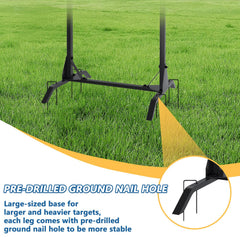 JTZFD archery target stand adjustable bottom rod fits diverse target heights