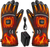 JUANWAN heated gloves with battery pocket provide extended warmth for outdoor activities.