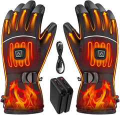 JUANWAN heated gloves with battery pocket provide extended warmth for outdoor activities.