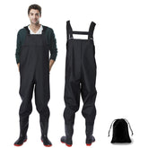 JUGATAMAIBU Waterproof Waders full setup for all-day outdoor protection in wet environments