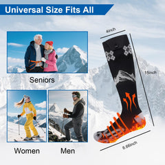 Julysky heated socks with 4-level control for customizable warmth outdoors