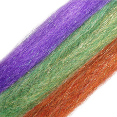 Just Add H2O SF Blend fiber closeup showcases bulk and flash for attracting fish.