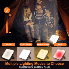 JUXWONE lantern magnetic back for hands-free setup on metal surfaces