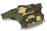 Juzar Tapal Collection tactical fanny pack camo front view for hands-free carry