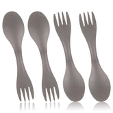 JWthee camping spork long handle assembled for outdoor dining