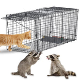 JY CLASSIC humane live-trap 37-inch front view for safe wildlife capture and reuse.
