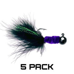 JYG PRO FISHING jig design demonstrates bottom flutter from unbalanced weight