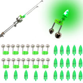 JZTang fishing bells with green LEDs – front view