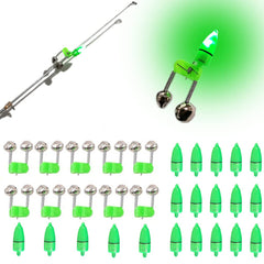 JZTang fishing bells with green LEDs – front view