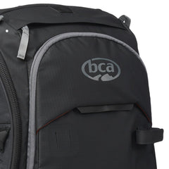 K2 BCA Classic black backpack side pocket for easy access