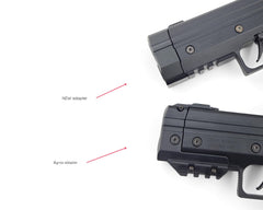 K20 Tools aluminum anodized black housing adapter highlights durable low-profile build.