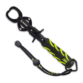 Kaba 40lb Fish Lip Gripper with Scale - stainless steel body with green handle