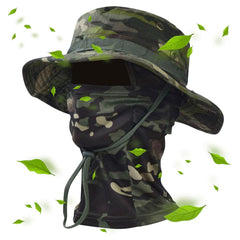 KABAKE cooling balaclava camouflage close-up for breathable all-day wear.