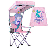 KABOER kids mermaid chair front view with cozy seating for outdoor adventures