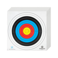 KAINOKAI 40cm target paper with 10 rings for indoor practice.