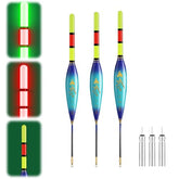 Kaiwern lighted slip bobbers night fishing set enhances visibility at distance