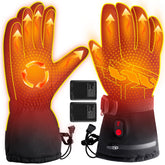 Kakashi heated gloves with battery pack ready for all day outdoor warmth