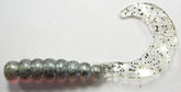 Kalin 2-Inch Triple Threat grub pack front view ideal for bass and panfish in freshwater