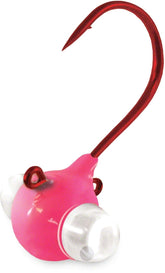 Kalin GELB14-PK Google Eye Live pink jig with vivid color and lifelike eyes to attract bites.
