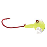 Kalin Rattlin' Google Eye Jig front view with reflective glass eye