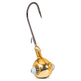 Kalin's GE18-G Google Eye Jig gold with glass eye attracts bites in any water.