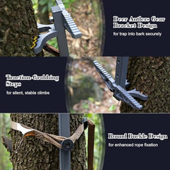 Kalkal climbing sticks highlight 300 lb capacity for sturdy support.