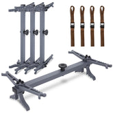 Kalkal climbing sticks folded-steps: compact carry and quick setup.